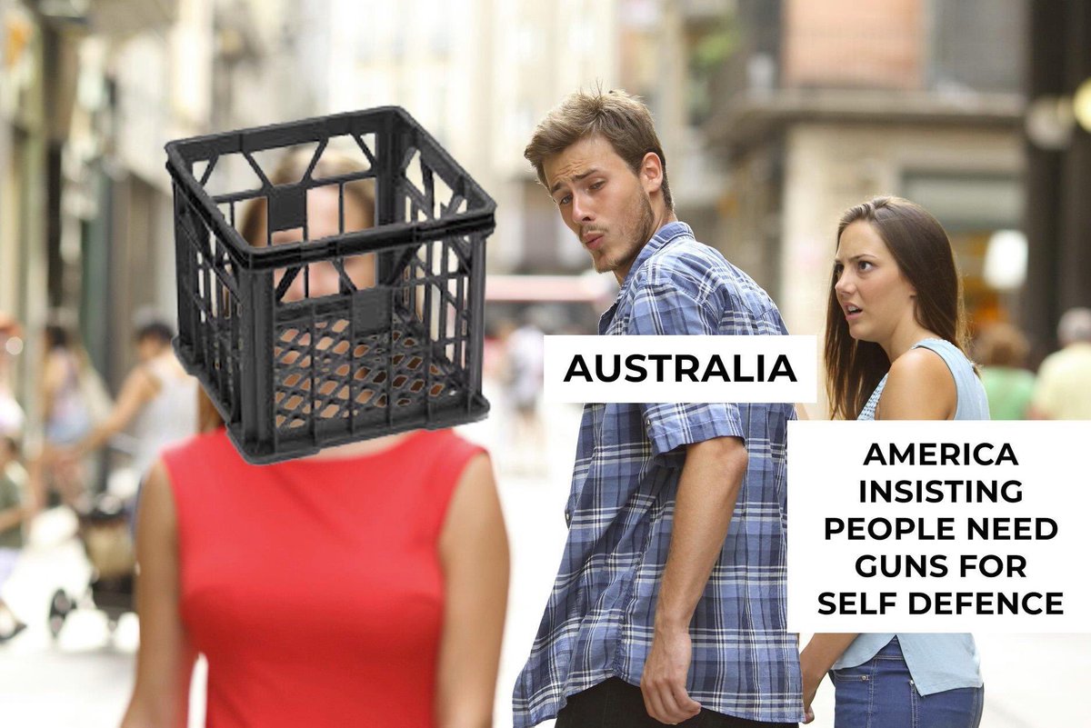 lolasiren's tweet photo. 😂😂😂 word. #Australia #GunControl #America https://t.co/qY5TGxeIxs