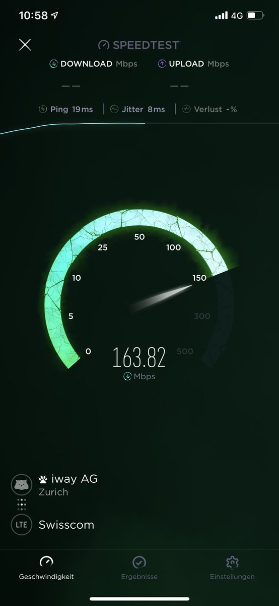 benjberisha's tweet photo. In Mazedonien besten 4G Empfang jedoch nur Steinzeit Geschwindigkeit. In Zürich gleich 100mal schneller🙏 #vipMacedonia🐌 #Swisscom🚀 https://t.co/rorCO7L2al
