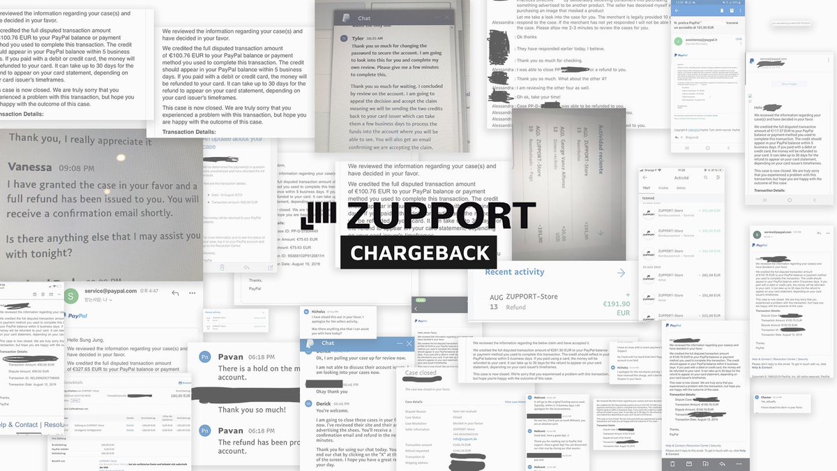 snkrslist's tweet photo. That time when @ZUPPORTStore thought they could deceive and scam 1000's of genuine customers.. 

PayPal merchant account suspended ✅ 
100's of successful chargebacks ✅
Reputation ruined ✅

Join the discord if you require help getting your money back: https://t.co/XKq1S8qUOm https://t.co/n4irqc340J