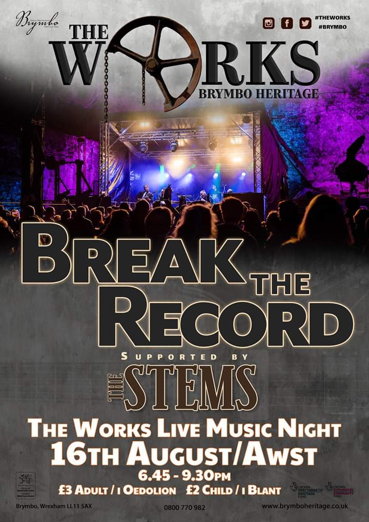 Live music at #TheWorks @brymboheritage this Friday evening from 6.45pm