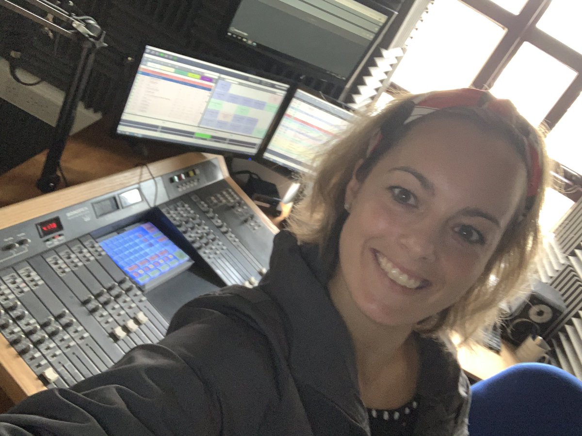 NicJRowley's tweet photo. Learning the radio!!! #newbie #DJintraining 🎧 #summerhobby 

Reporting to the valley on our epic 3 Peaks story! https://t.co/Qp1eiMWtGK