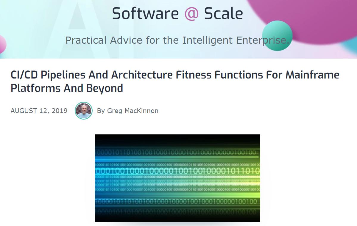 davidmcnierney's tweet photo. Automated architecture fitness functions in CI/CD pipelines

Enterprise architect goals: observability and evolvability.

https://t.co/8R7vhRNNpw

#DevOpsWorld #JenkinsWorld #Jenkins #mainframe #DevOps #zowe https://t.co/4ZYrNjjLA3