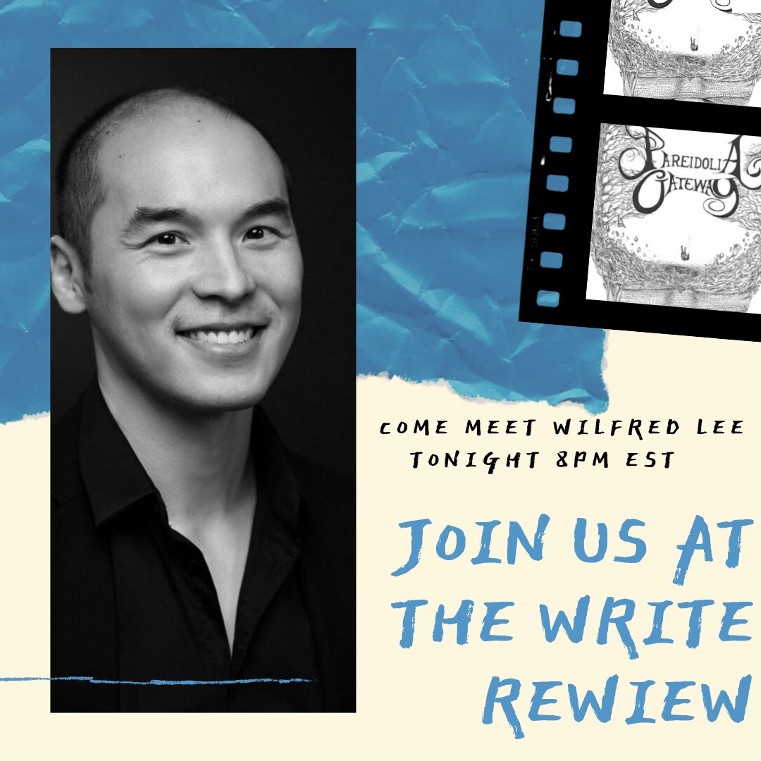 TheWriteReview's tweet photo. SPECIAL INVITATION!! Tonight at 8pm EST at The Write Review - Come meet Wilfred Lee, author of the superbly written graphic novel, Pareidolia Gateway!His story &amp; literary talents alone will knocks your socks off. Then there are his drawings! Just Click: https://t.co/HvdVNyRk7l https://t.co/hLrKgYOOUB