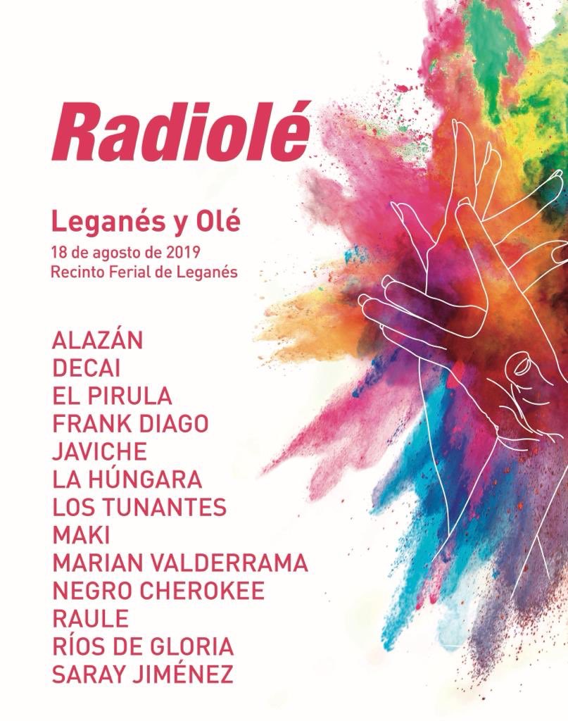 frankdiago's tweet photo. Nos vemos el próximo 18 de agosto en el recinto ferial de Leganés! 👏🏻💃🏻 @Radiole_oficial https://t.co/ixUDl3auFa