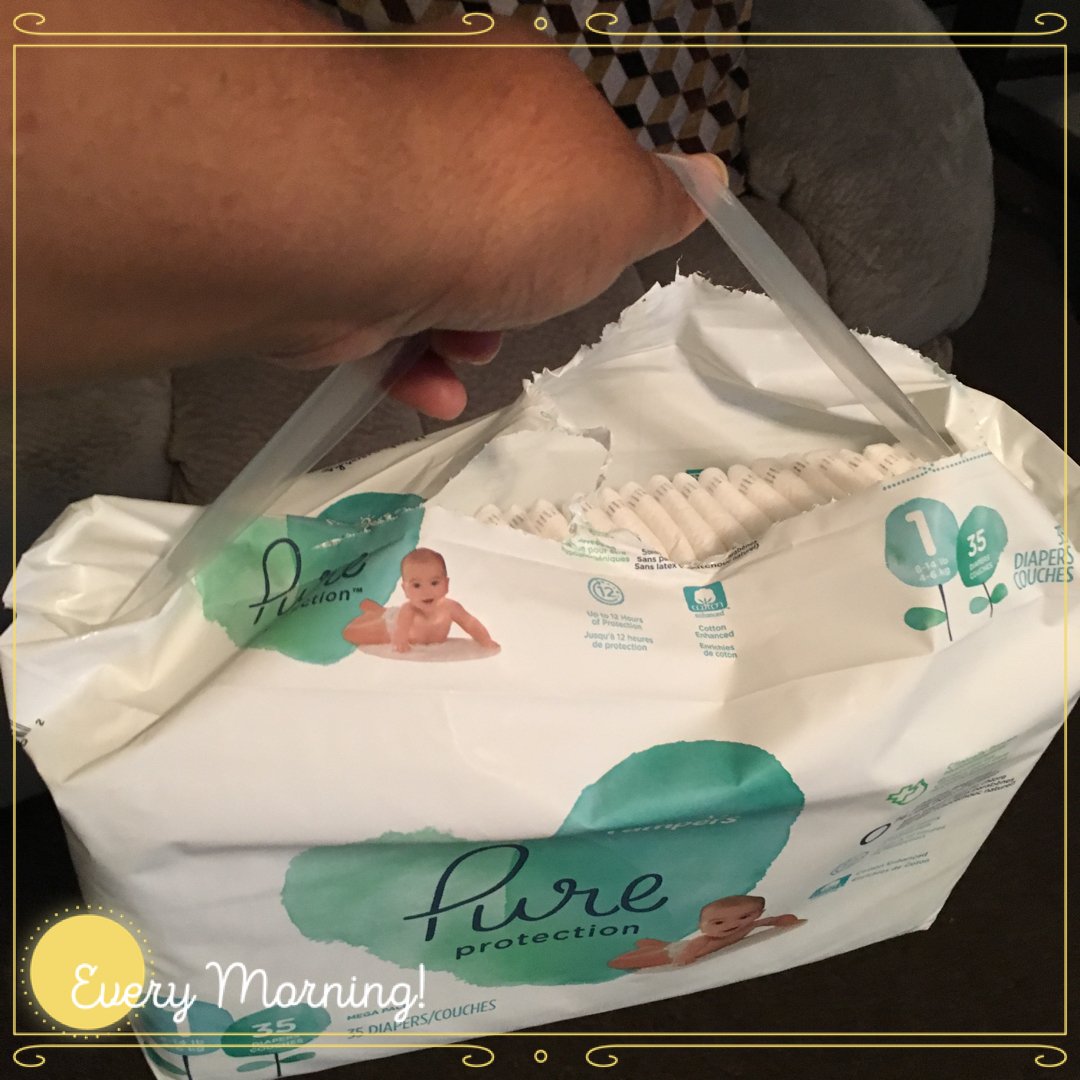 monicacobb's tweet photo. @Influenster  @pampers #PureBaby #PampersPureProtection #complimentary I don’t leave home without them. These provide the baby with a comfortable rash free protection while allowing me to carry them fashionably. I received this product complimentary for testing https://t.co/tL2dOryUQK