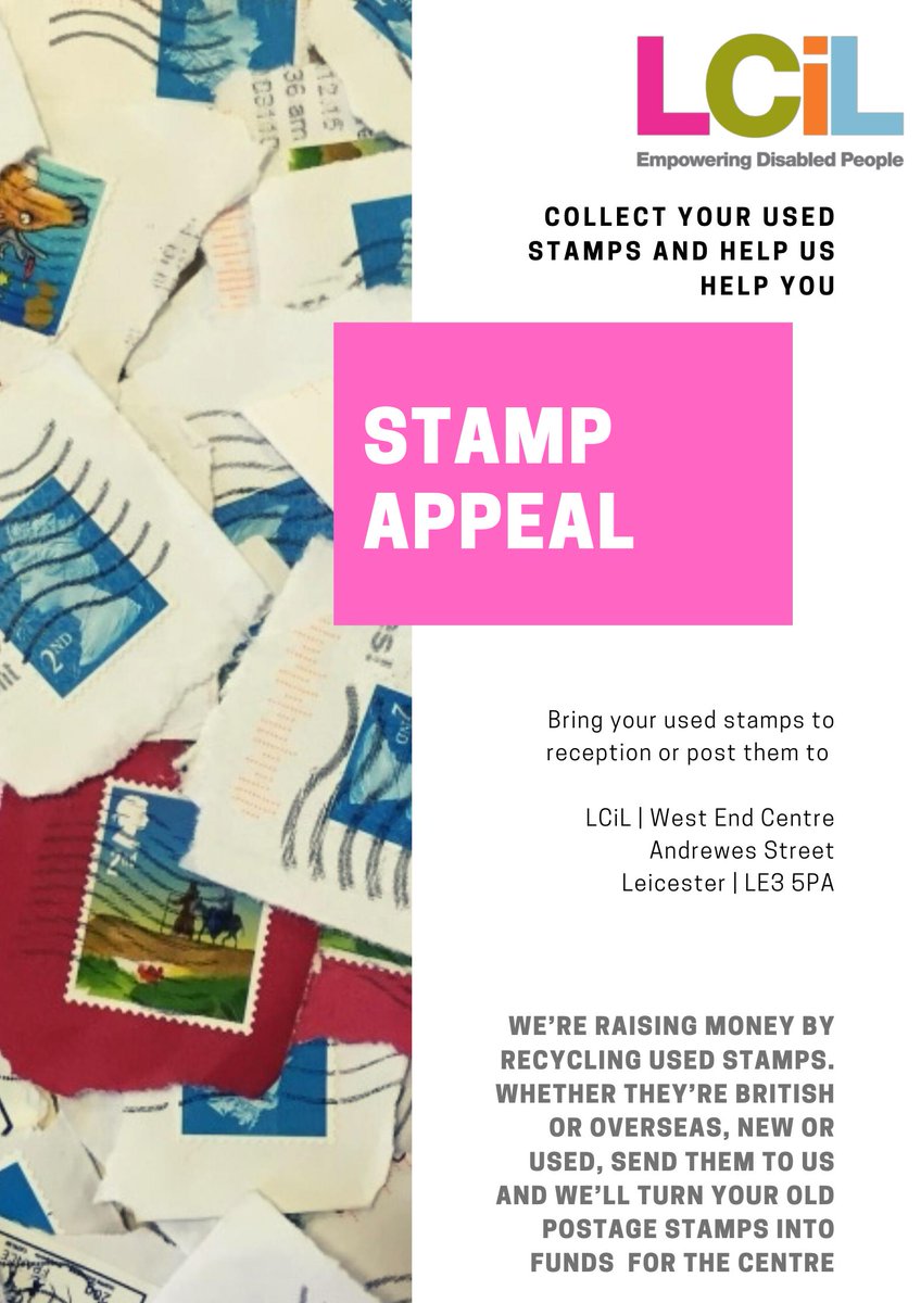 We’re raising money by recycling used stamps. Whether they’re British or overseas, new or used, send them to us and we’ll turn your old postage stamps into funds to support us to run the centre.

You can drop your stamps off at reception or you can post them in bulk to us.
