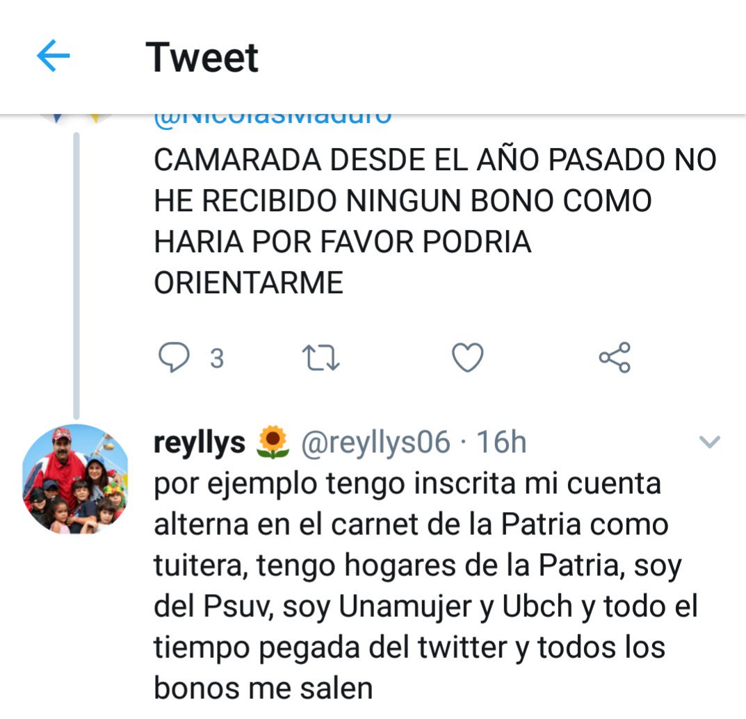 phenobarbital's tweet photo. "siempre pegada en Twitter", sólo viven para ser mantenidos por el gobierno de turno...
¿Ya ven por qué gana el populismo en América latina? https://t.co/Ujvn9qd9gQ