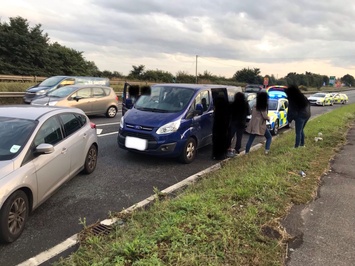 MPSHavering's tweet photo. Yesterday officers from #EAGangs &amp; #EAMiST stopped a vehicle on the A12 in the @EssexPoliceUK area. A male passenger was arrested for numerous burglaries in Essex and a recall to prison. Assisted by @EPDogSection @EPRoadsPolicing #OpGambler @RomfordRecorder @LBofHavering 422EA https://t.co/CKKe3x5AvU