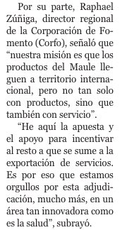 CorfoMaule's tweet photo. #FelizMartes Compartimos con uds. nota publicada en👉 @diarioelcentro sobre empresa @toth_life que se adjudicó #GoGlobalCL apoyado por @Corfo y @ProChile que le permitió viajar a #México.
DRs @rafaelziga y @julietaromerov se reunieron ayer con ejecutivo de empresa ganadora 🇨🇱🌍 https://t.co/S8nPJWS48d