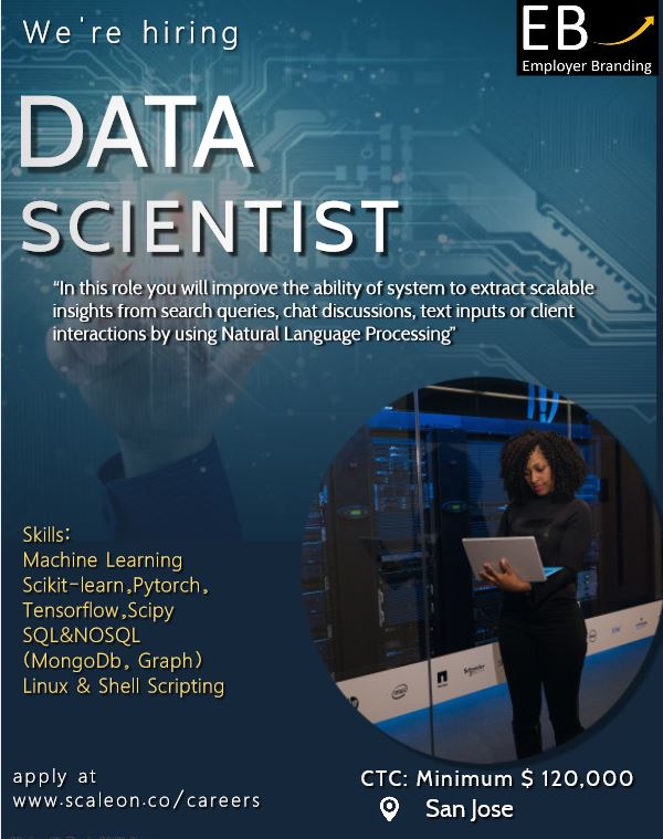 ScaleOnGlobal's tweet image. When #Jobseeker read Text #jobdescription, they're likely to remember only 10% of that information three days later. However, if a relevant image is paired with that #jd, people retained 65% of the #information three days later.  

#EmployerBranding #facts