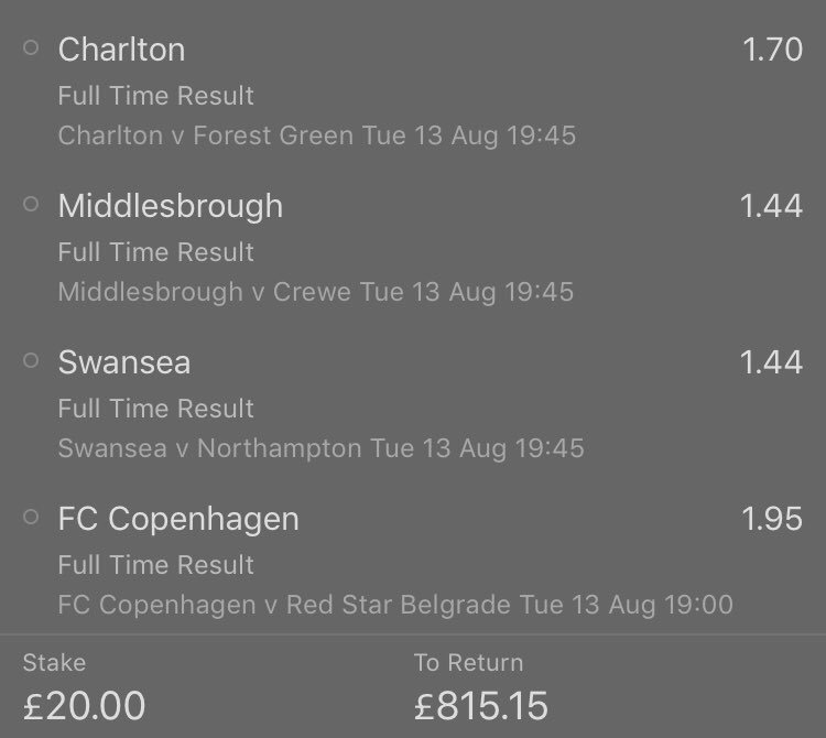 _HonestTipster's tweet photo. WEβRE BACK! β½οΈπ°
Hopefully with a BANG! π₯π₯π₯
Β£20 returns Β£815! β
Todayβs bet is as follows:
ππ½ππ½ππ½
#betoftheday #botd #bet #acca #football #footy #sundayacca #HonestTips https://t.co/22PFgZxUGW