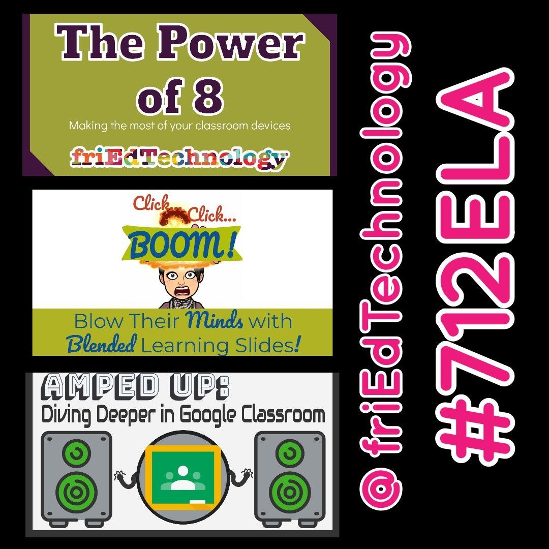 friEdTechnology's tweet photo. Calling all @cfisdELA712 peeps: the @friEdTechnology team has a full lineup today at #712ELA PD at Cy-Springs HS. Come by and see us as we talk about technology integration, blended learning strategies, and ways to manage 8 devices! #friedfan #cfisdspirit #cfisdPD4all https://t.co/aLmwvcXzrD