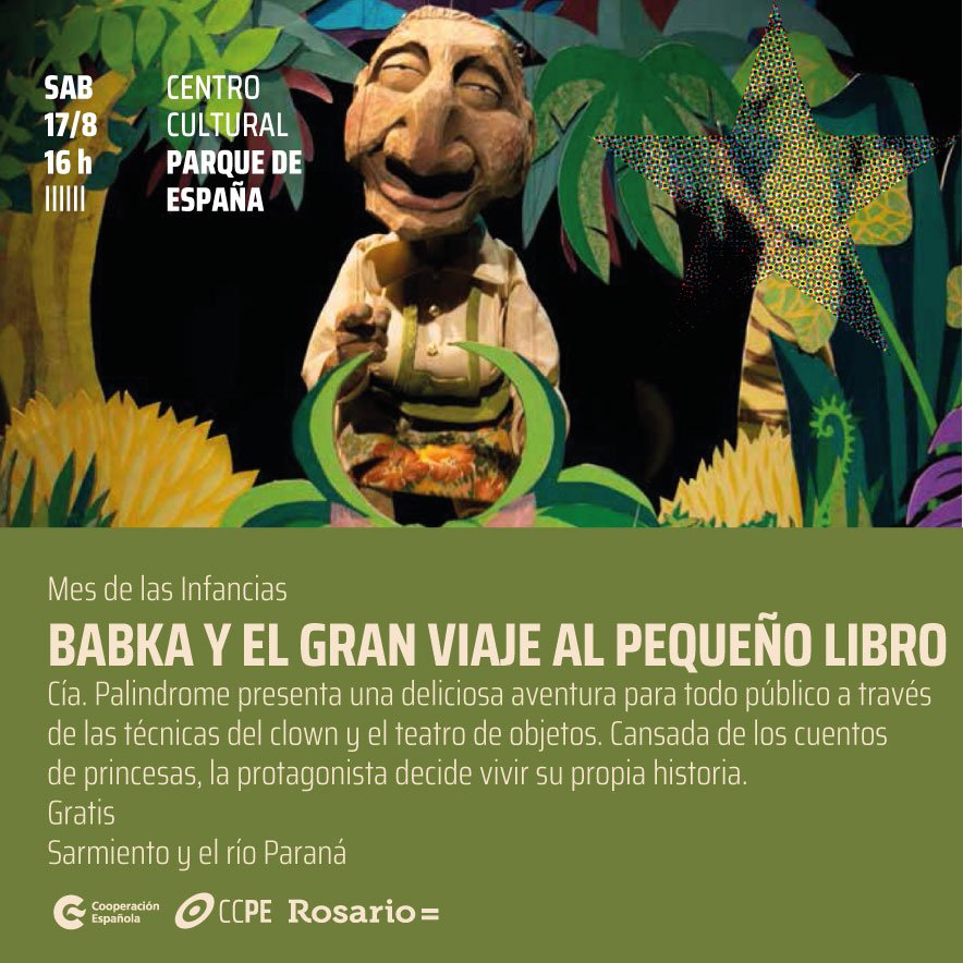 Este sábado celebramos el #MesDeLasInfancias y #DíaDelNiño con una obra que interpela el rol estereotipado asignado a la mujer en los cuentos de princesas. Te esperamos a las 16 h. #gratis <a href="/CulturaRosario/">CulturaRosario</a>