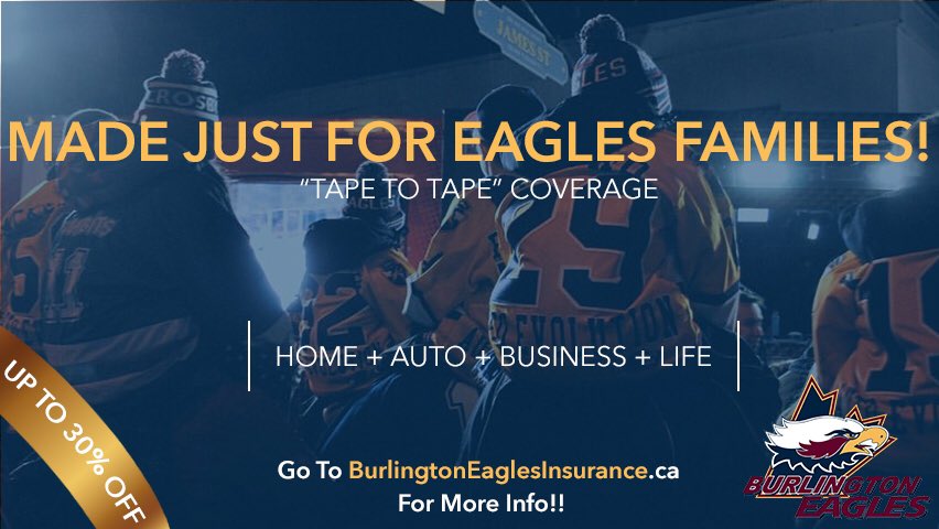 Burleagleselite's tweet photo. Custom made Insurance Program Exclusively for Burlington Eagles Families! Better Coverage at a better price !! Go to https://t.co/Wn7JDYfKwP NOW!! #ourfamilyprotectingyours #Exclusivebenefits #Yousave #EaglesHockey 🚗🏠👨‍👩‍👧‍👦 https://t.co/LPYR3LuU6m
