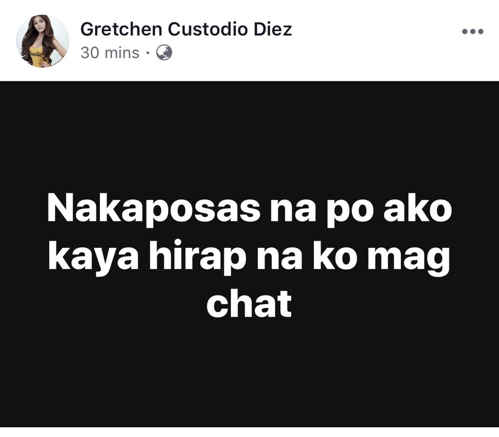 gigiesguerra's tweet photo. SHARED FROM FB:

Our trans-sister, Gretchen Custodio Diez, is CURRENTLY IN HANDCUFFS at CAMP KARINGAL for exercising her right to go to the WOMEN’S RESTROOM. She was BLATANTLY DISCRIMINATED for SIMPLY LIVING HER TRUTH. 

THIS IS UNACCEPTABLE. WE WILL FIGHT. https://t.co/H1sZ4oATyL