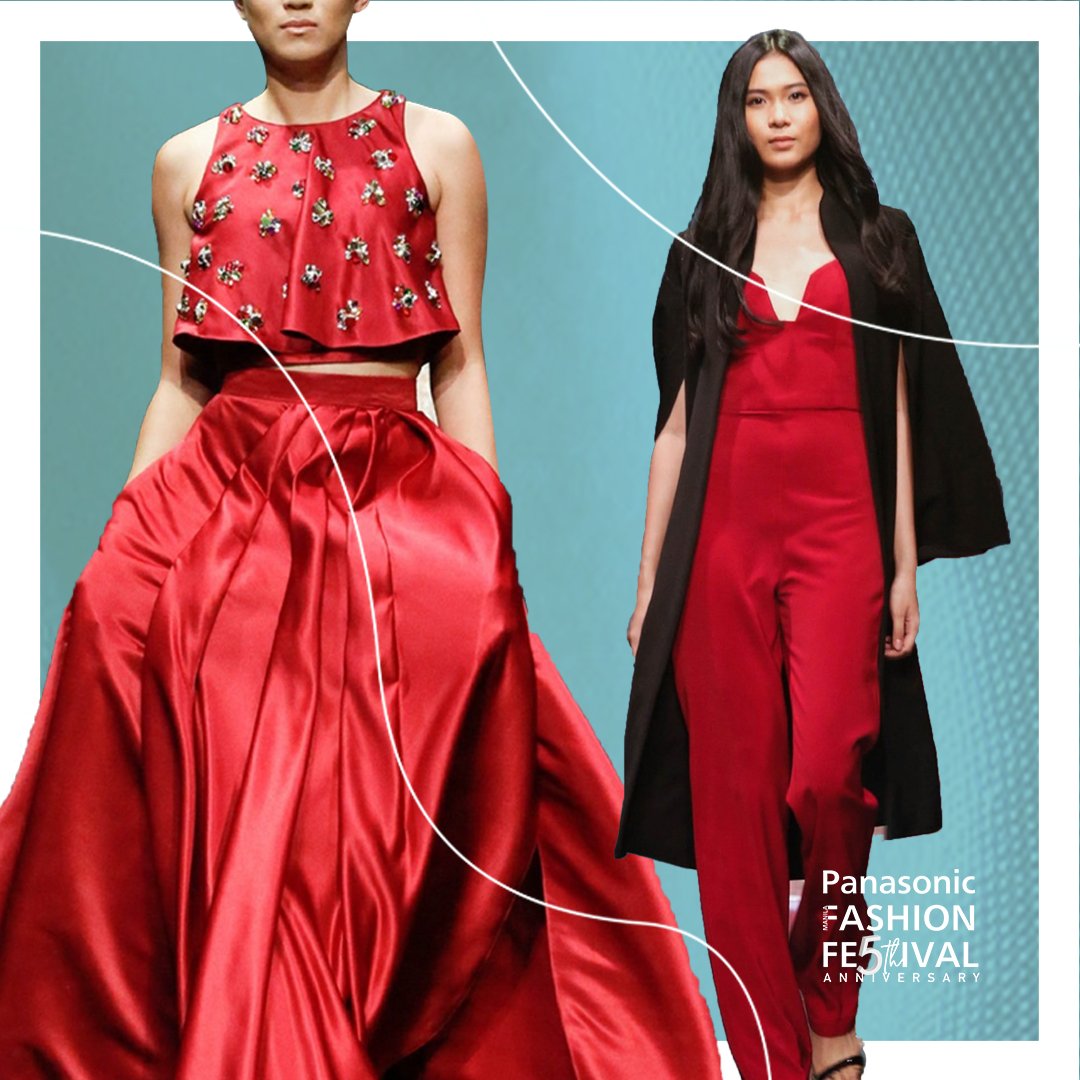 MNLFashionFest's tweet photo. Red Madness: Patty Ang and Azucar showcased elegant fashion pieces during PMFF FW 2015!  

#PMFF5 #PanasonicMFF #MNLFashionFestival #PMFFAnniversary #CelebrateFashionCelebrateLife https://t.co/kLJ16EnsEj