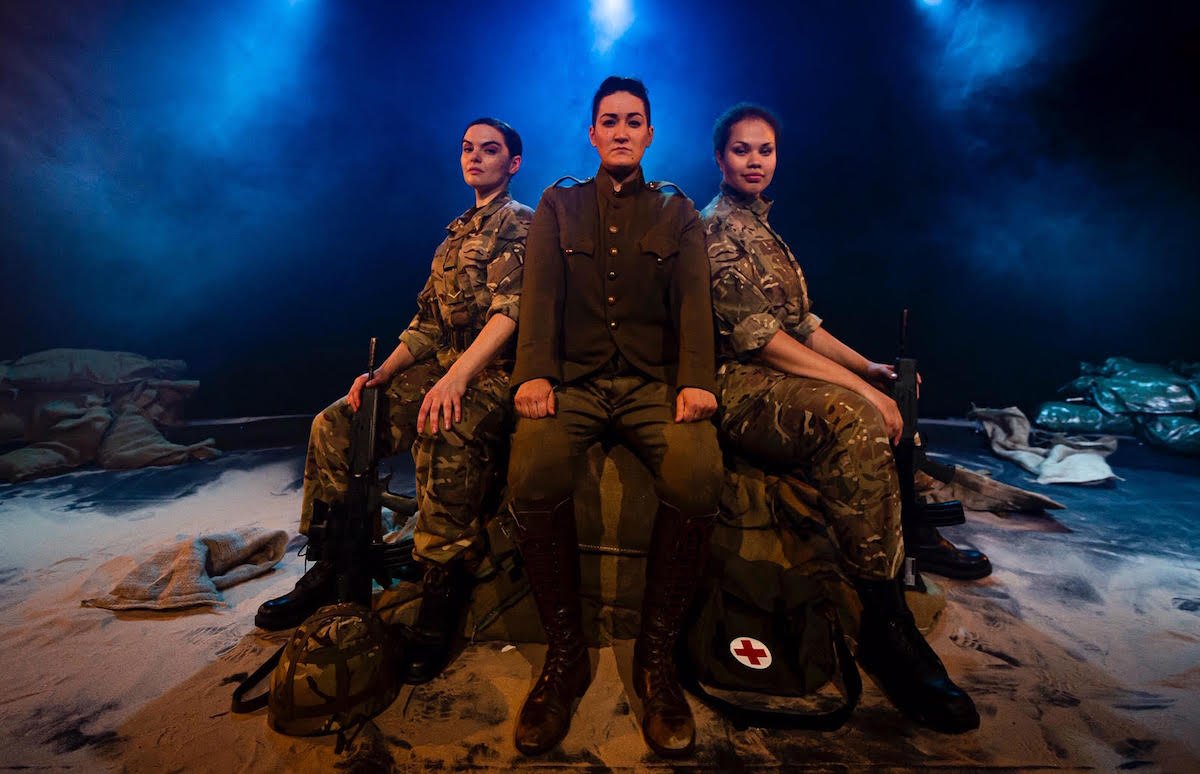 gallopingcatast's tweet photo. My review of #deadequal at the @edfringe for @DIVAmagazine .. definitely worth going to see .. accessible opera about Flora Sandes in ww1 ... and great venue with wine £2 a glass... https://t.co/nRhh1GNjZx https://t.co/DoXI6jUTVw