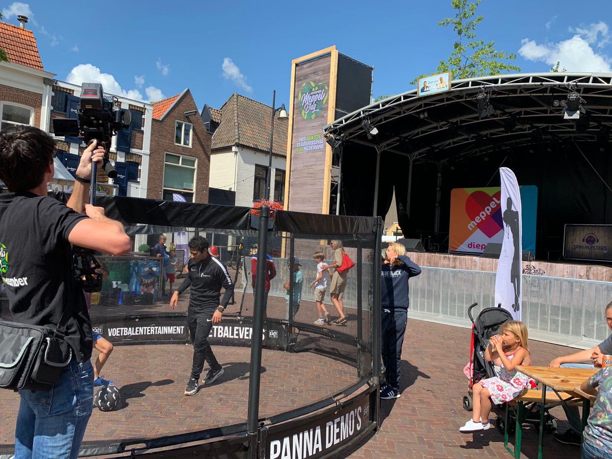 Afgelopen donderdag invulling mogen geven met #FreestylerJosh middels voetbalentertainment. Mooie opdracht i.s.m. <a href="/MEProductionsNL/">MEProductions</a> op de <a href="/Meppeldag/">Donderdag Meppeldag</a> 2019.