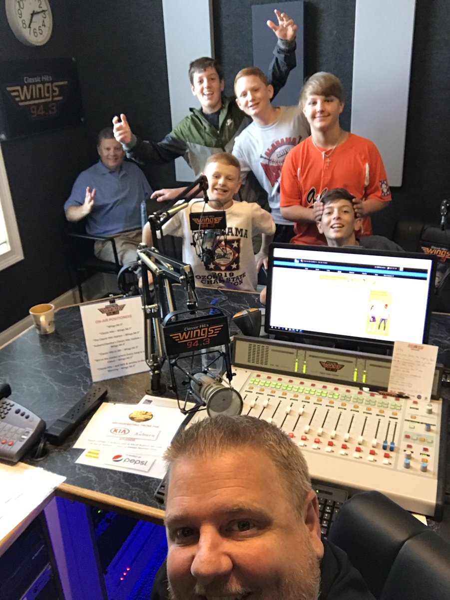 Dixie Boys World Champs hangin with me this AM! #GOATs #WorldSeriesChampions