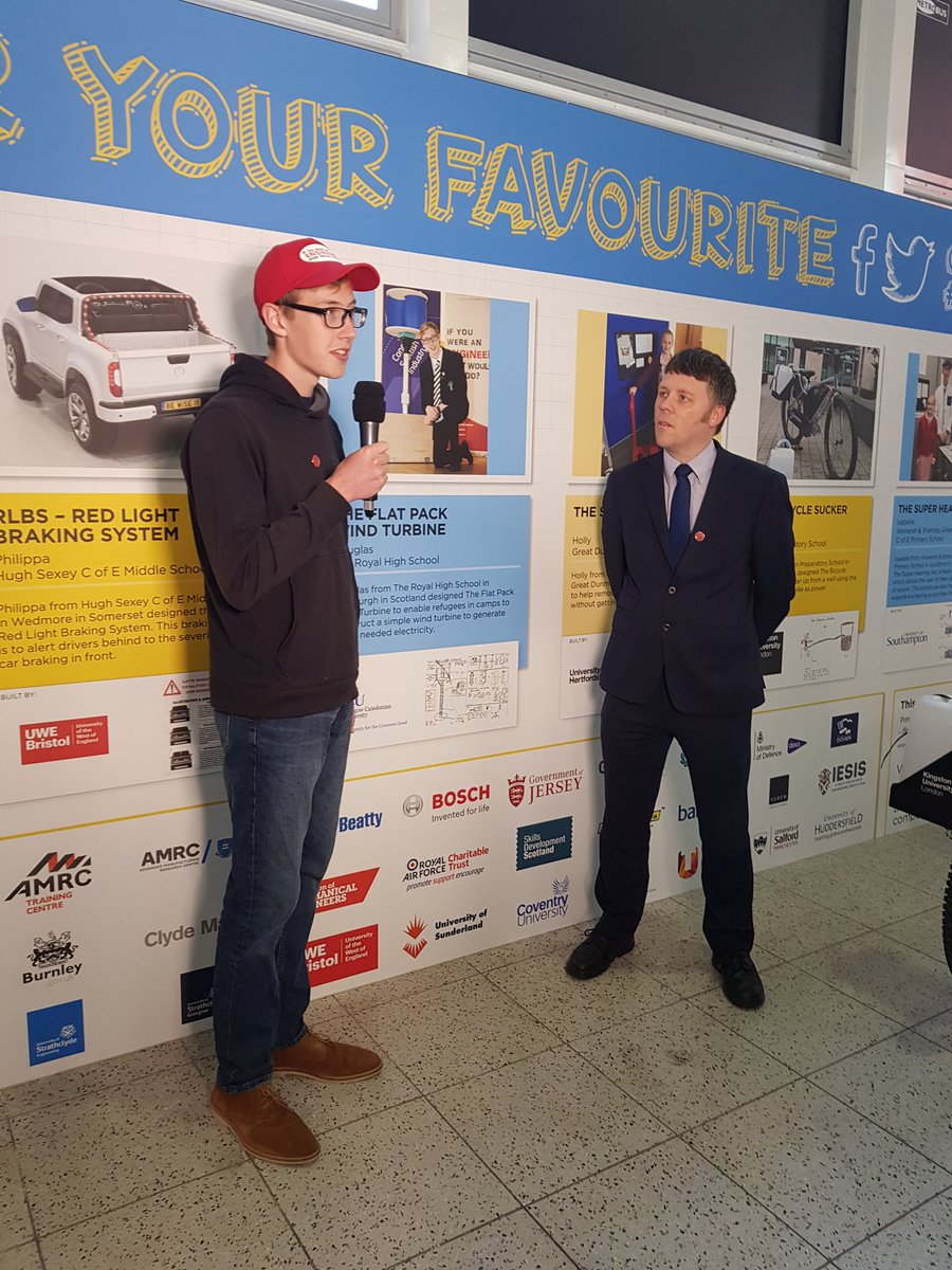 LAElizabethR's tweet photo. We are @Gatwick_Airport for the National Launch of The Primary and Secondary Engineer Leaders Award 2019-2020. VIsit https://t.co/w045WgHFo4 and vote for your favourite prototype @Leadersaward @primaryengineer https://t.co/0f5efXW1PE