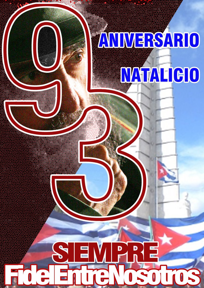 aCubaenCat_JM's tweet photo. Fidel fue aclamado, aupado, escuchado, leído, aplaudido y profundamente querido por los pueblos. Su recuerdo, sigue siendo respetado por los humildes y los pobres de la tierra hasta el punto de sentirlo todavía activo, cercano, mostrando el camino...
#SomosFidel
#13AgostoFidel93 https://t.co/EdV55gLnFk