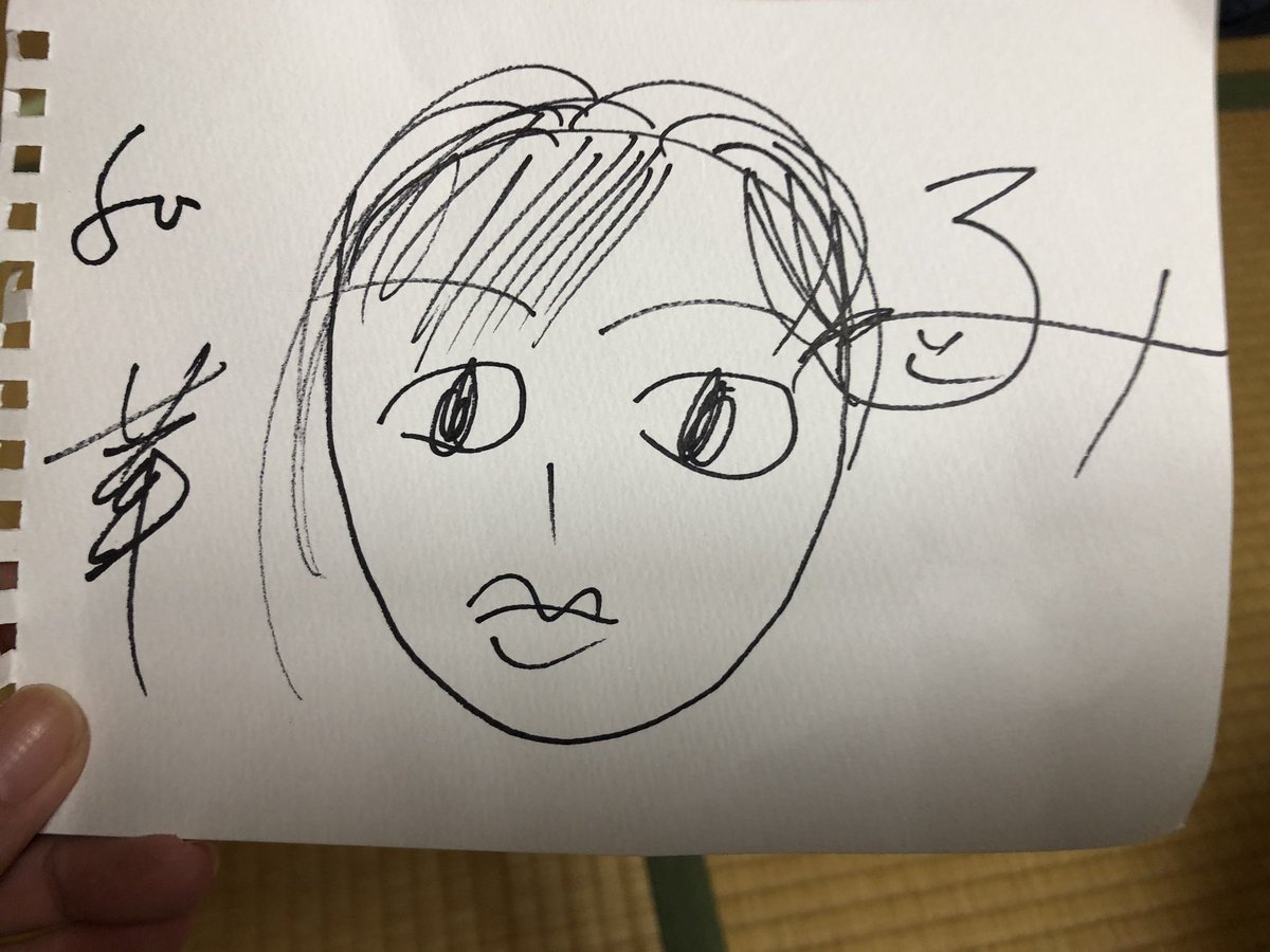 freedom7_ak's tweet photo. 今日の後日談！#ファニツリ #チャイムの多い部屋 本番2日目の冒頭シーンで、留美ちゃんが描いてくれました。
似てるのかどうかはあえて触れないけど(笑)、誰かに似顔絵を描いてもらえるってすごく嬉しいですよね♪ https://t.co/fETmi9klvz