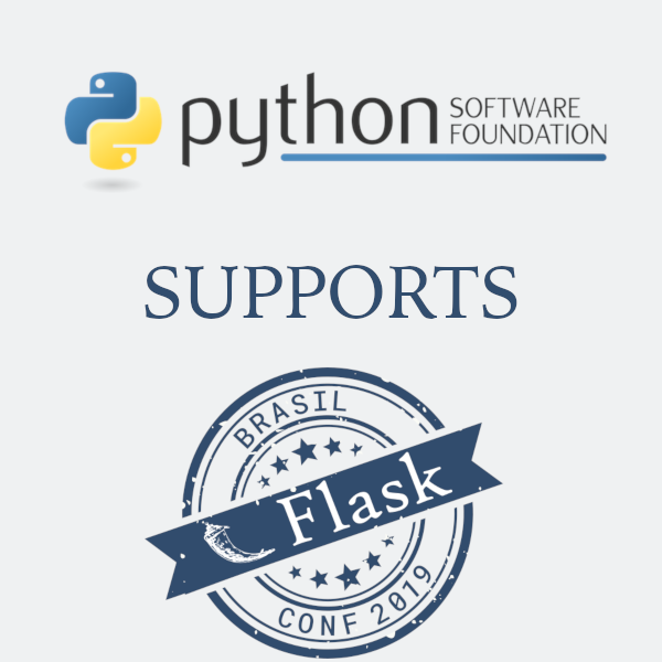 flaskconf's tweet photo. We would like to thank @ThePSF for sponsoring @flaskconf this year again! 

Nós gostaríamos de agradecer a @ThePSF por patrocinar  a @flaskconf novamente este ano!

Nos vemos lá?! https://t.co/0WBinCPlf2