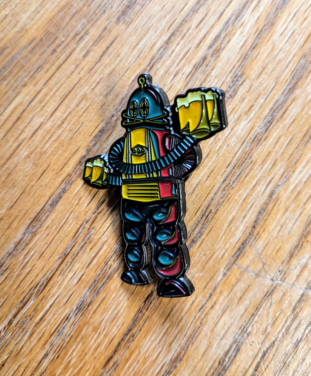 LionBridgeBrew's tweet photo. Look at this adorable OKTOBOT pin! Available for sale in the Taproom in preparation for the big release on 9/4. Limited quantities available! https://t.co/MXJvzfbqHq