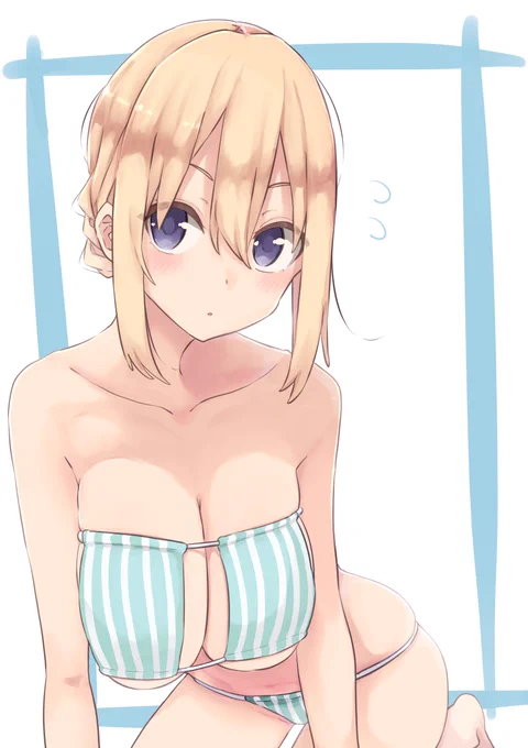 金髪ちゃんの暑中見舞い 