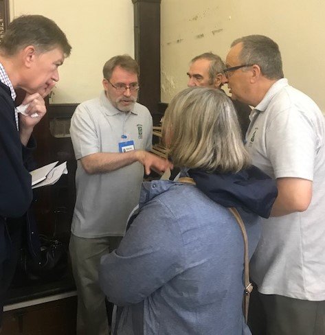 mcharter1's tweet photo. Visitors from Taiwan &amp; Rushmoor Borough Council learning how @FarnhamRepairC achieves a 66% repair rate  &amp; 98% satisfaction levels @CfSD_UCA @UCAROffice @ucajournonews https://t.co/JirCLaalyW
