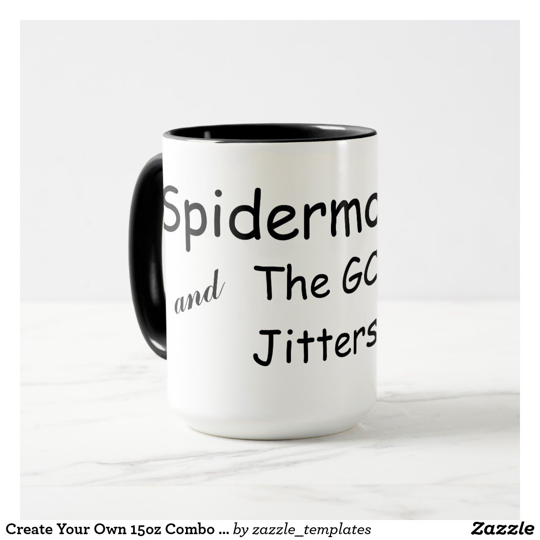 Mug with the text "Spidermonkey and the GC Jitters"