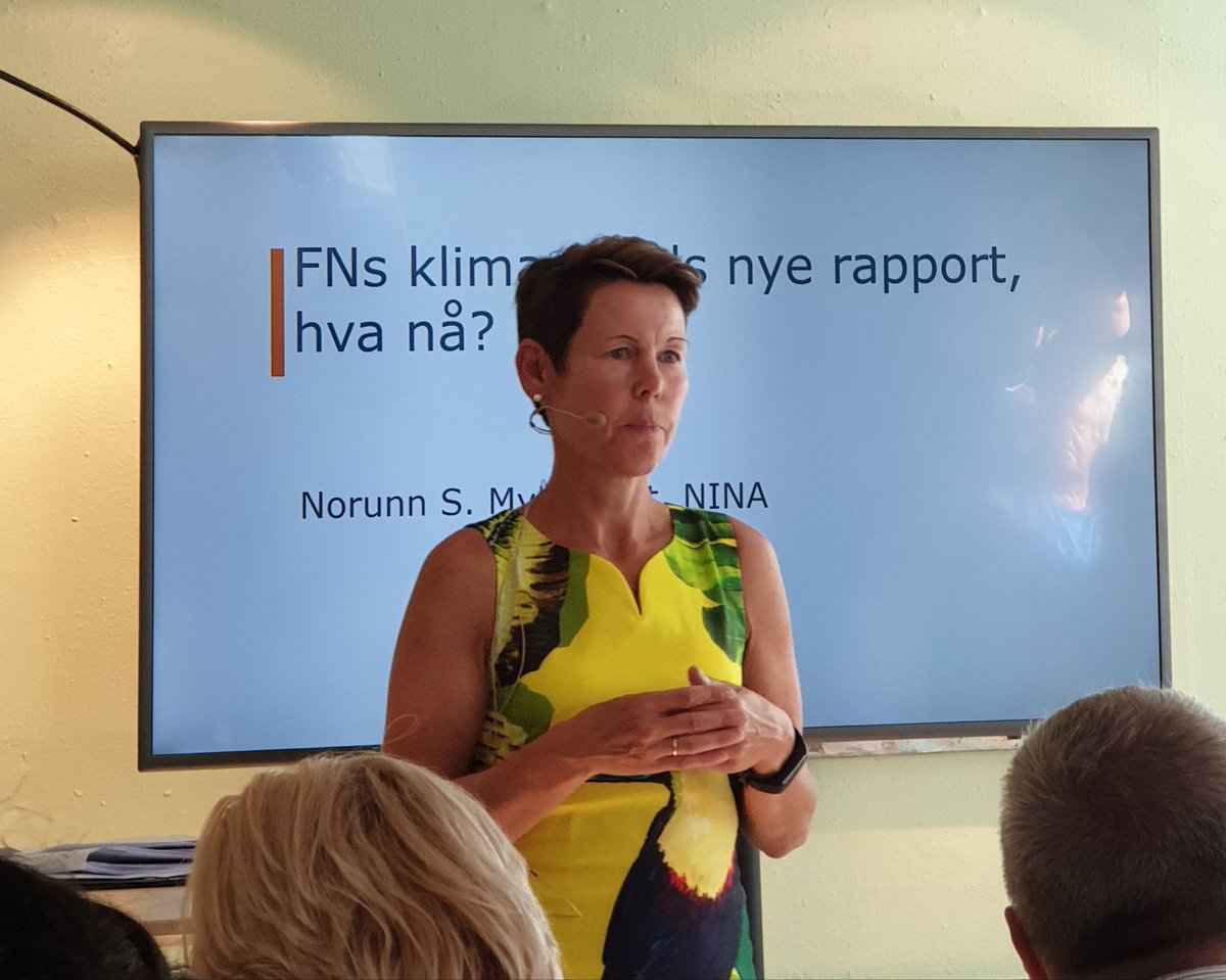 nysnoinvest's tweet photo. Verdens forskere har talt: klimaet, biomangfold og bruk av landarealer samvirker og det finnes tiltak som kan fremme alle tre. @IPCC @CICERO_klima  #arendalsuka2019 https://t.co/xqLHcsp602