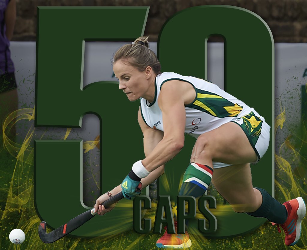 Congratulations to captain fantastic Erin Hunter on receiving her 50th cap for the 🇿🇦 women’s team 🙌🏼🔥