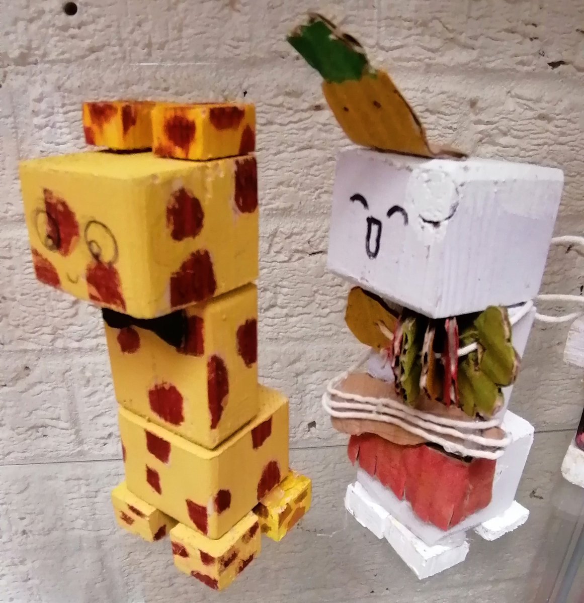 DesignEngLVC's tweet image. Block Bots - some beautiful examples from a new year 8 project #STEMeducation #blockbots @LVCollege