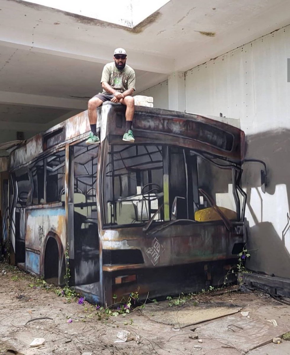 Bu graffiti değil sanat eseri olmuş