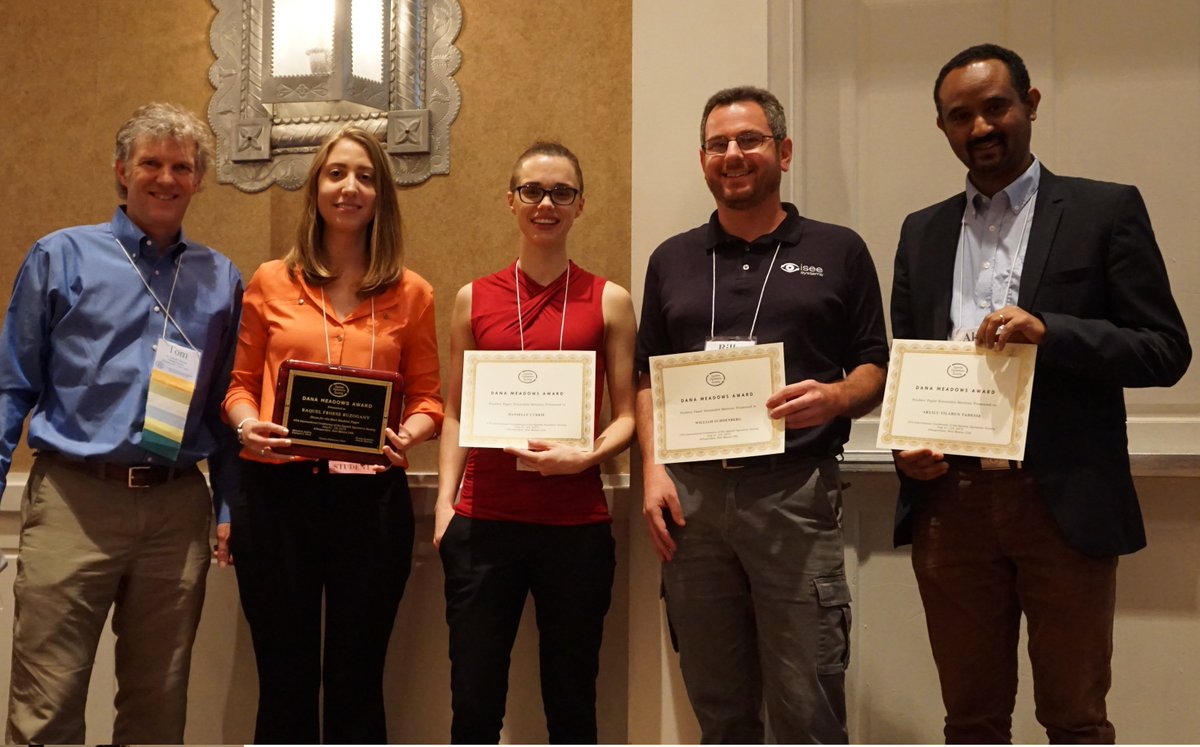 systemdynamics_'s tweet photo. Congratulations Raquel Froese Buzogany for being awarded the Dana Meadows Award! This award celebrates and recognizes high quality student work in the field of #SystemDynamics. https://t.co/iiaZlHUEP6