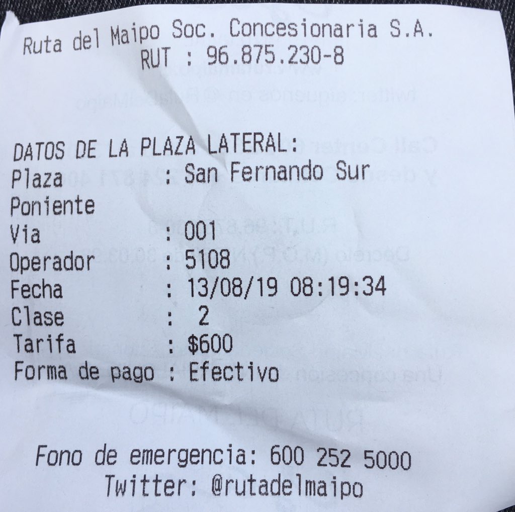 DanielV19393312's tweet photo. @rutadelmaipo pago y después llega la cuenta igual con el cobro de que supuestamente pase. Cobrando dos veces, ladrones! https://t.co/DNOkEP2GTU