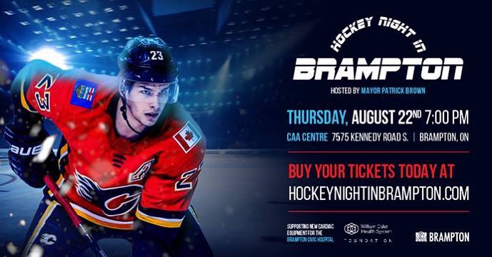 glennmcintyre59's tweet image. Brampton Mayor @patrickbrownont Invitation They are excited to be launching the 1st annual HOCKEY NIGHT IN BRAMPTON, join the celebration August 22nd at the CAA Centre. If you’re interested in a fun night out BUY A TICKET now! www1.ticketmaster.ca/hockey-night-i…