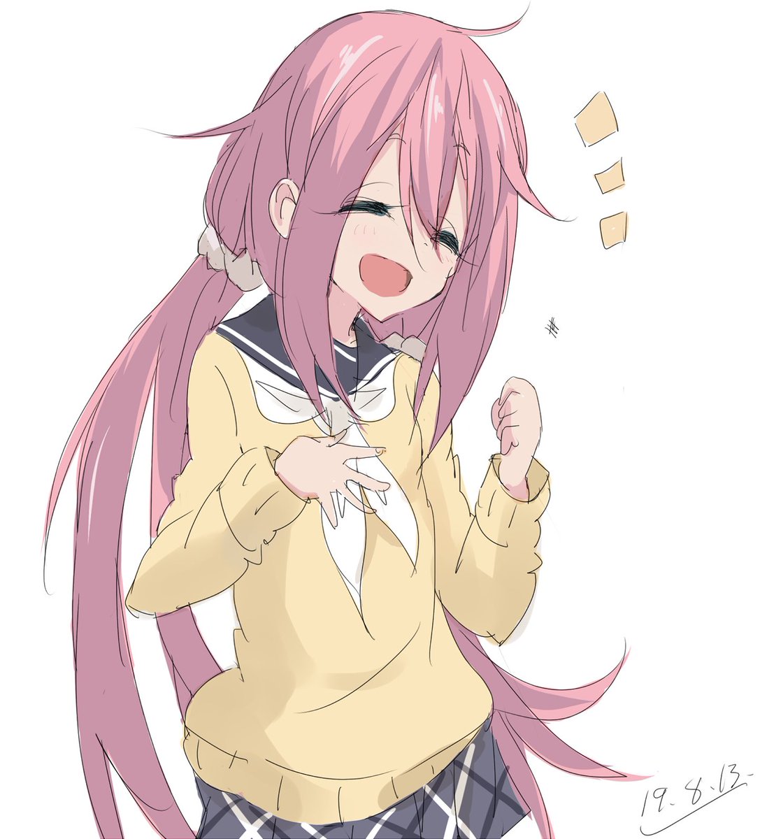 各務原なでしこ 「何だか楽しそうな、なでしこちゃん 」|COREのイラスト