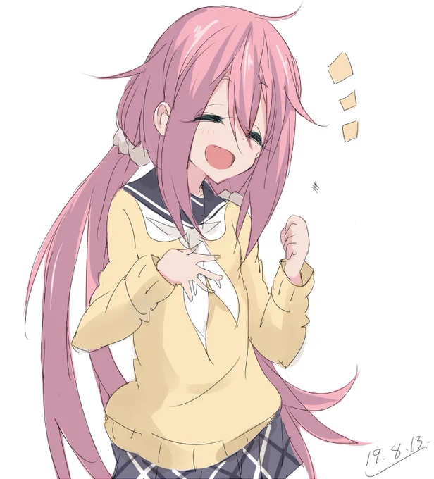 何だか楽しそうな、なでしこちゃん 