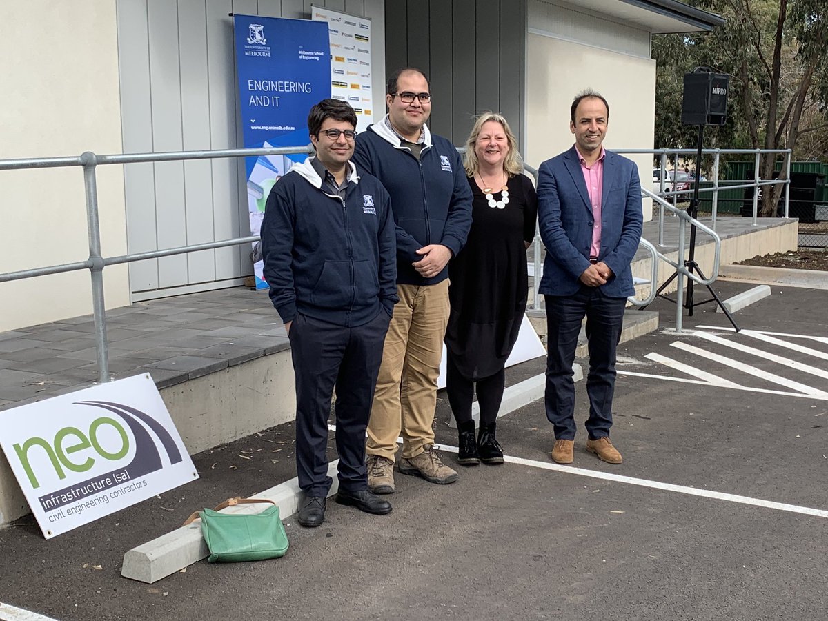RaeesiRamin's tweet photo. It is always good to see the value and the imapct of your research in real world. Opening the carpark in @CityofMitcham where waste tyre-based permeable pavement is used and monitored by using innovative instruments. Much more to be done!
@DisfaniM @GANarsilio @engunimelb https://t.co/UwJubTQj9E