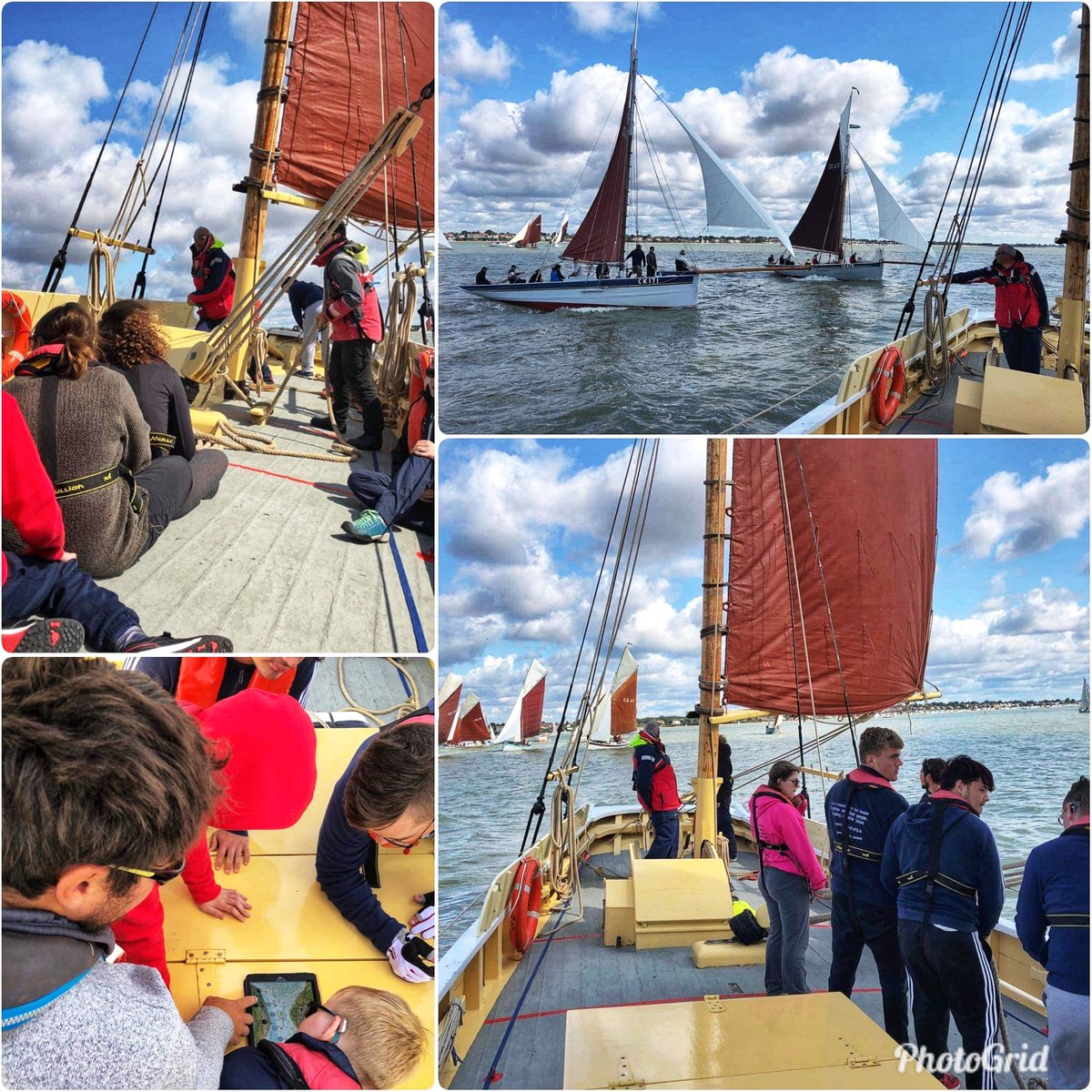 royaldeaf's tweet photo. It's a great day today and as part of #MerseaWeek and we are also taking part in the race ⛵
#Sailing #RAD #Young #Deaf
@PioneerSailing @actnforchildren @EssexDCS @NDCS_UK https://t.co/JKGoUNn2iF