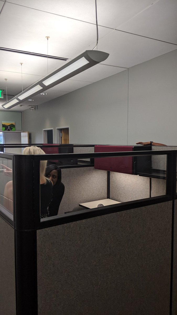 aubieknight's tweet photo. This weekend was move-in day at college campuses across the US.  Today feels like move-in day at @TheBigI_NC. 5 new positions = 4 new cubicles being installed and lots of other logistics. Growth &amp; expansion isn't  always easy, but it sure is fun! #ComeGrowWithUs #StayTuned https://t.co/IDfjAwUmih