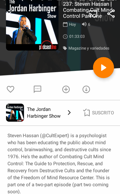 alleygator's tweet photo. 237: #StevenHassan | Combating #Cult #Mind #Control (1/2)
W/#author @CultExpert #book
#CombatingCultMindControl
https://t.co/5psYV1Tanx
#NowPlaying @ivoox #ivoox Vía @JordanHarbinger+@jpdef #TheJordanHarbingerShow #Motivation #coaching x @MediosCh https://t.co/kovVIkVZPG https://t.co/XcCDuMhsRR