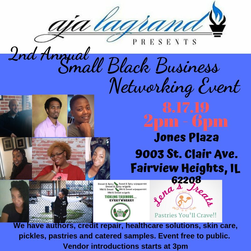 AjaLagrand's tweet photo. The 2nd Annual Small Black Business Networking Event is this Saturday &amp; I'll be showcasing a new book. When there's a Death of a Boy, it's only right to make room for The Making of a Man. 

#networking #Marketing #event #authors #skincare #credit #healthcare #pickles #pastries https://t.co/iASHUjcX51