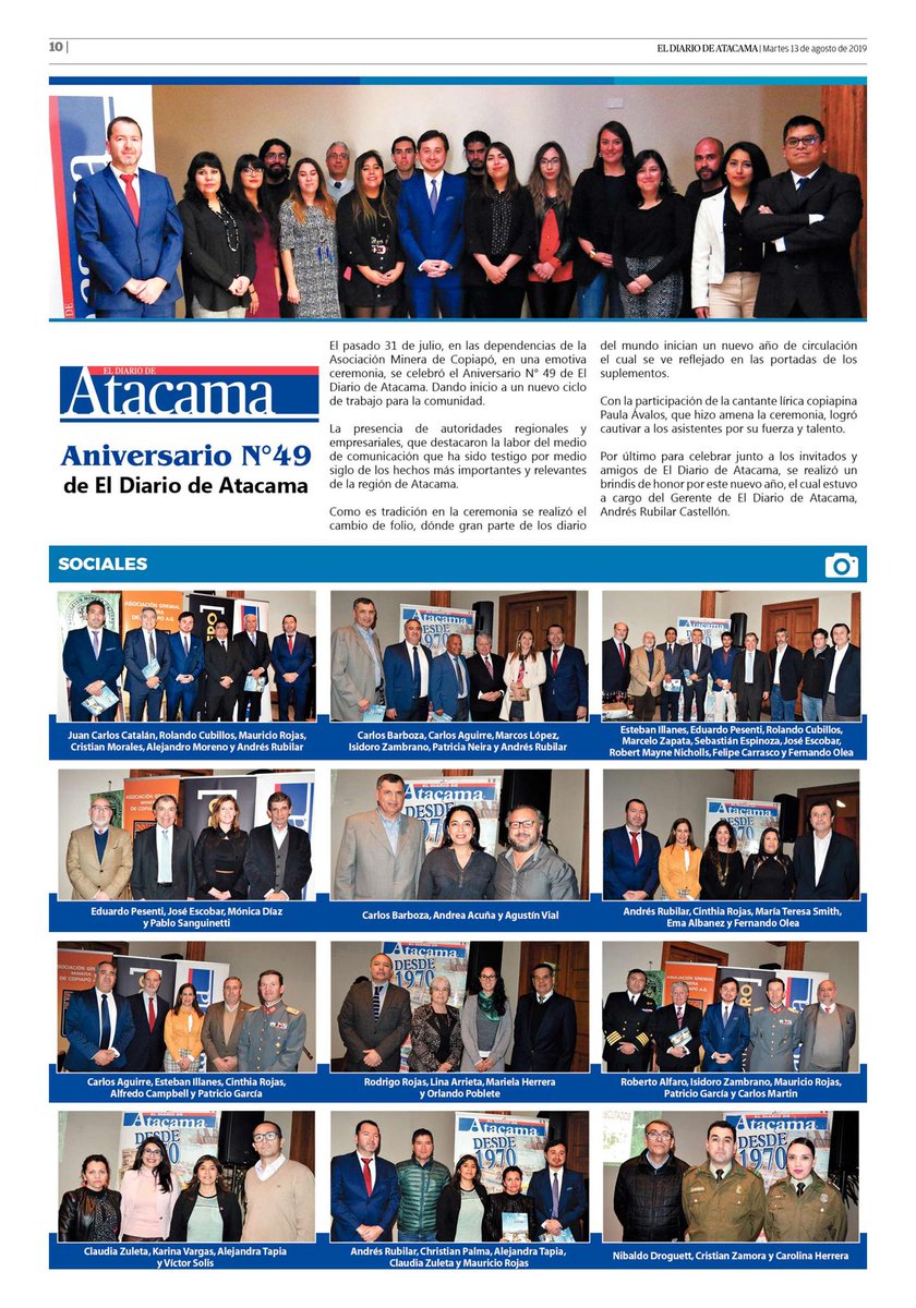 afrubilar's tweet photo. Les comparto las Sociales de nuestro Aniversario N°49, donde llevamos se realizo el tradicional Cambio de Folio, gracias a todos quienes nos acompañaron.
https://t.co/lYIJdQ7qkL https://t.co/maoZTabQyp
