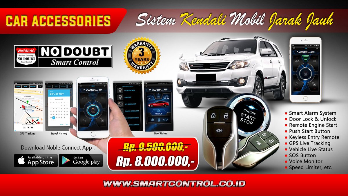 smartcontrol_ID's tweet image. Untuk keamanan Mobilmu dan kemudahan mamantau perjalanan orang yang Kamu sayangi instagram.com/smartcontrol_id