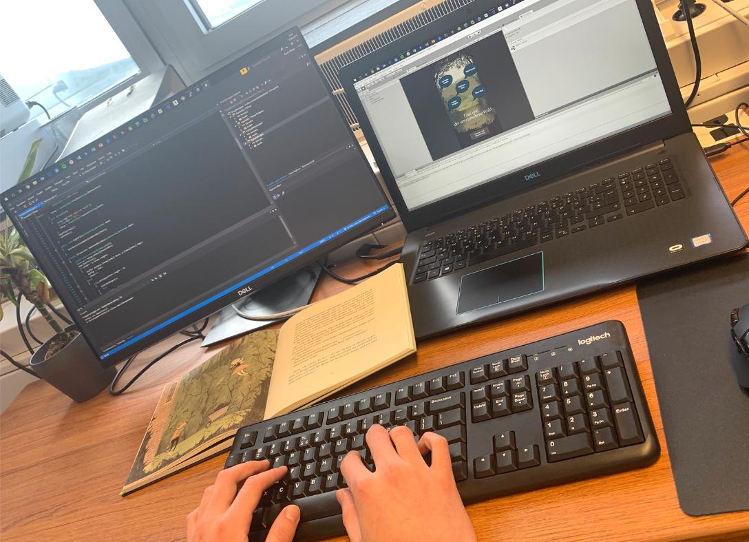FoBiD18's tweet photo. #workinprogress: Weiterarbeit an der App "Märchenakademie" zu unserem Märchenbuch "Titus und der verwunschene Wald"!
Jede Menge neue innovative Lernformate – Es gibt sehr bald Gelegenheit, sie zu entdecken! #FoBiD #didacticinnovations #profknopf https://t.co/aszIoxyQPd