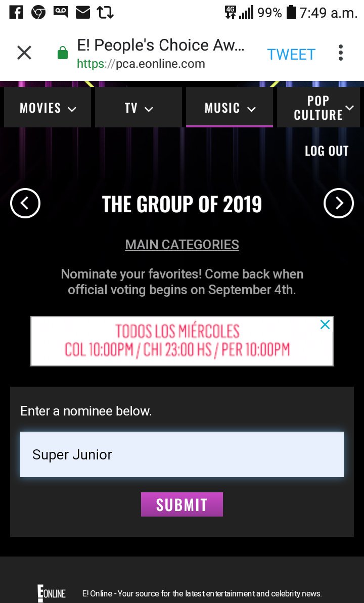 n4ncysy's tweet photo. Se que tuvimos una mala experiencia con estas votaciones y muchas prometimos cancelarlos de por vida,  pero analizado un año después no debemos dejar que @SJofficial sea olvidado a dar guerra y tenerlo entre los nominados.

🚨🚨🚨🚨🚨

#SuperJunior

 https://t.co/gYzMbAjcnu https://t.co/q33LjHLhM8