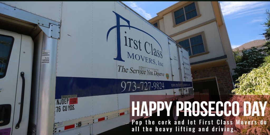 My1stClassMover's tweet image. Happy Prosecco Day!
Pop the cork and let First Class Movers do all the driving and heavy lifting. 

#FirstClassMovers #FirstClass #Movers #MovingCompany #Commercial #Residential #NEATCleanout #Storage #Moving #MoversNJ #Move #RealEstate #Realtor #ProseccoDay #NationalProseccoDay